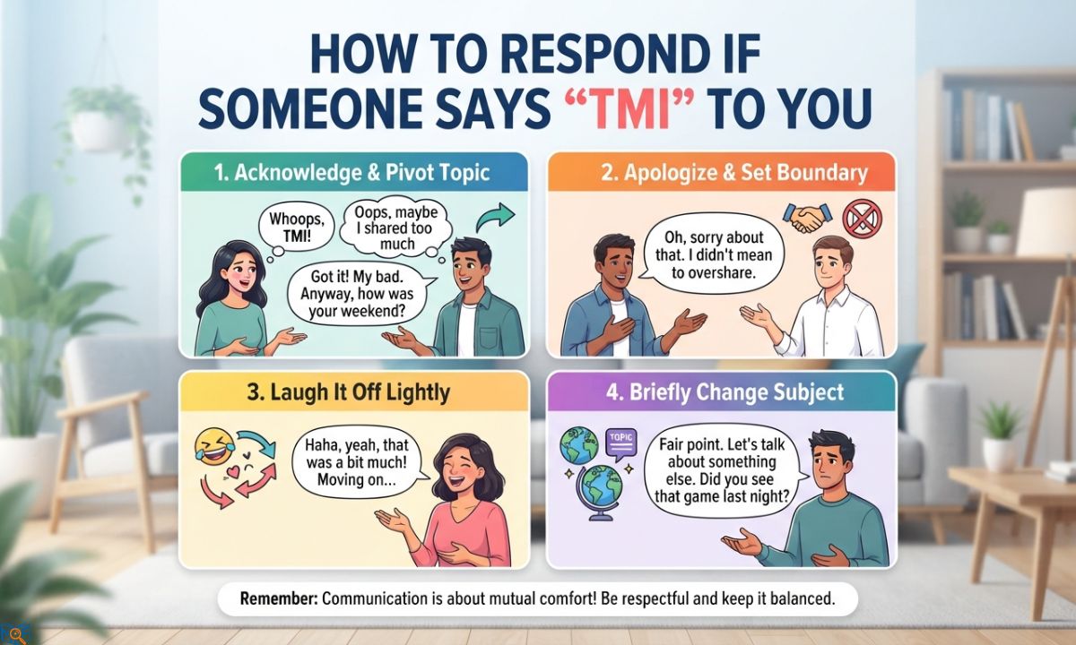 How to Respond to "TMI" 