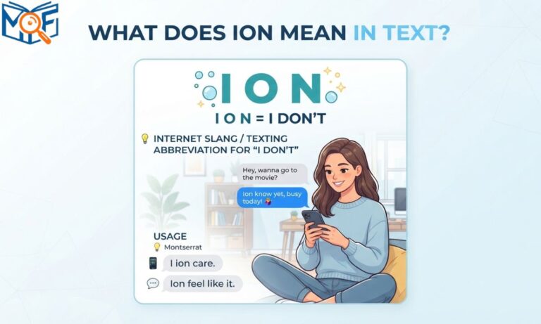 ION Mean in Text