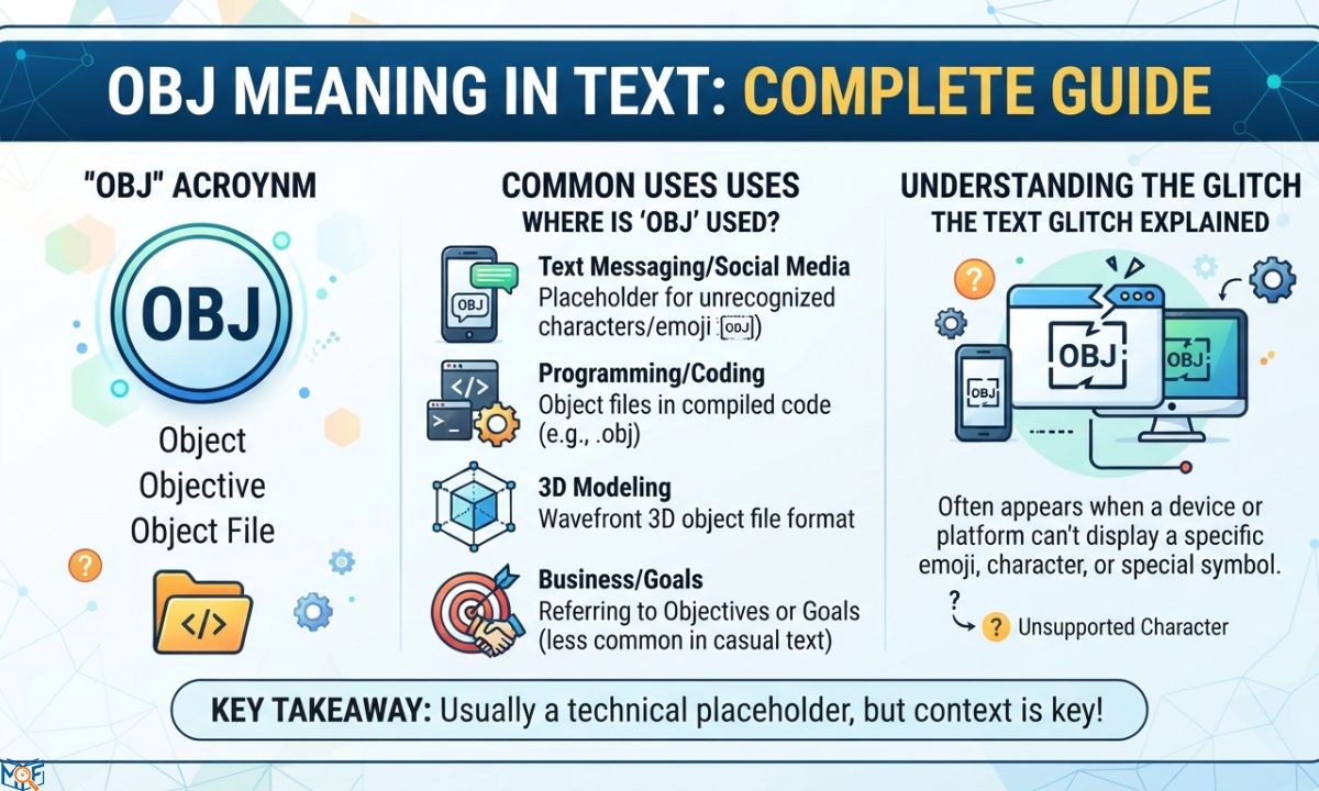 OBJ Meaning in Text