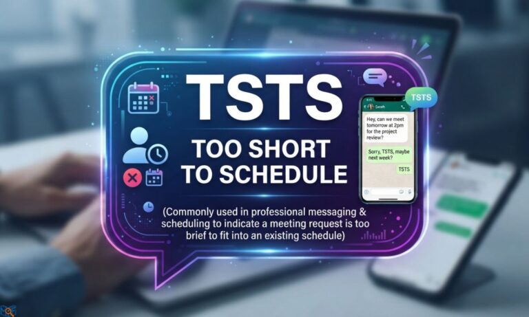 TSTS Meaning in Text