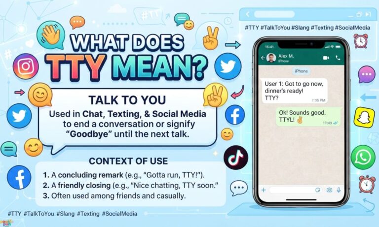 TTY Meaning in Text