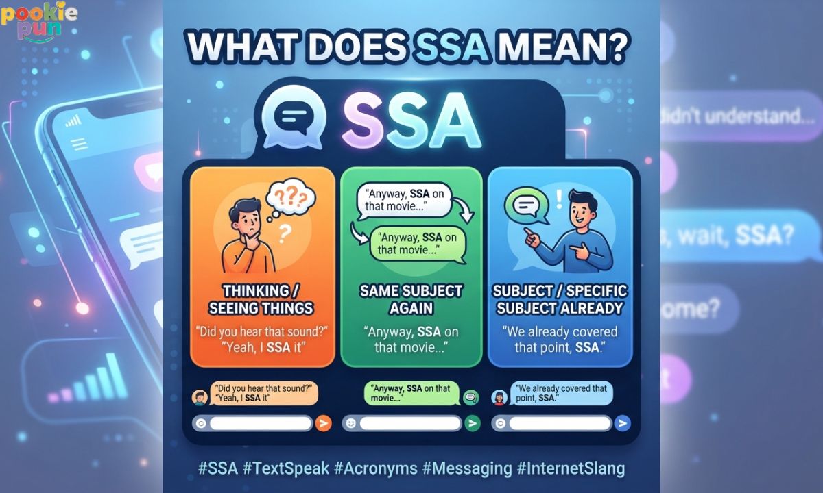 What Is the SSA Mean in Text?