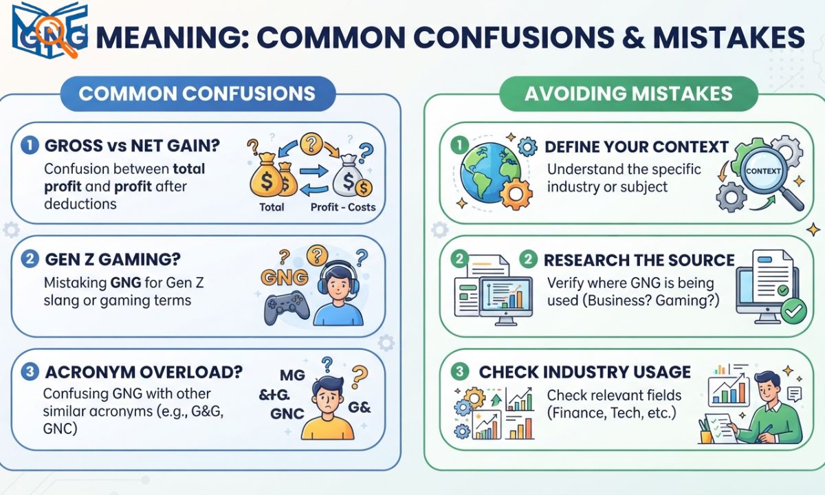 GNG Meaning Common Confusions