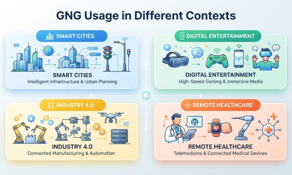 GNG Usage in Different Contexts