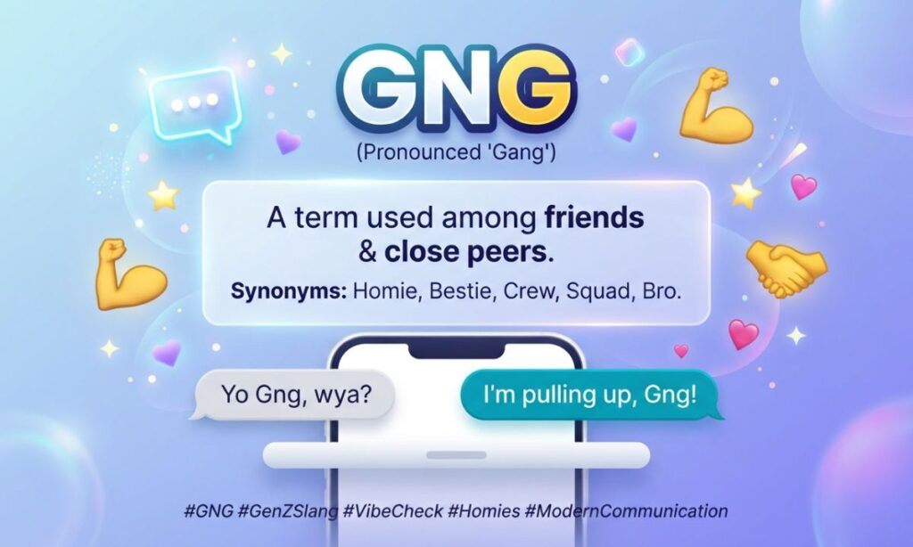 Gng meaning in text gen z