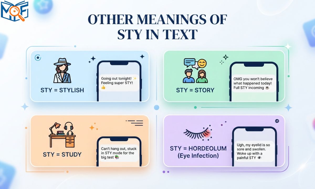 Other Meanings of STY in Text