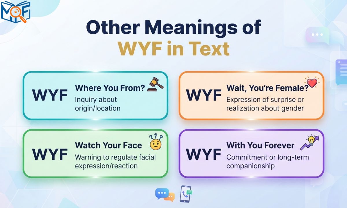 Other Meanings of WYF in Text