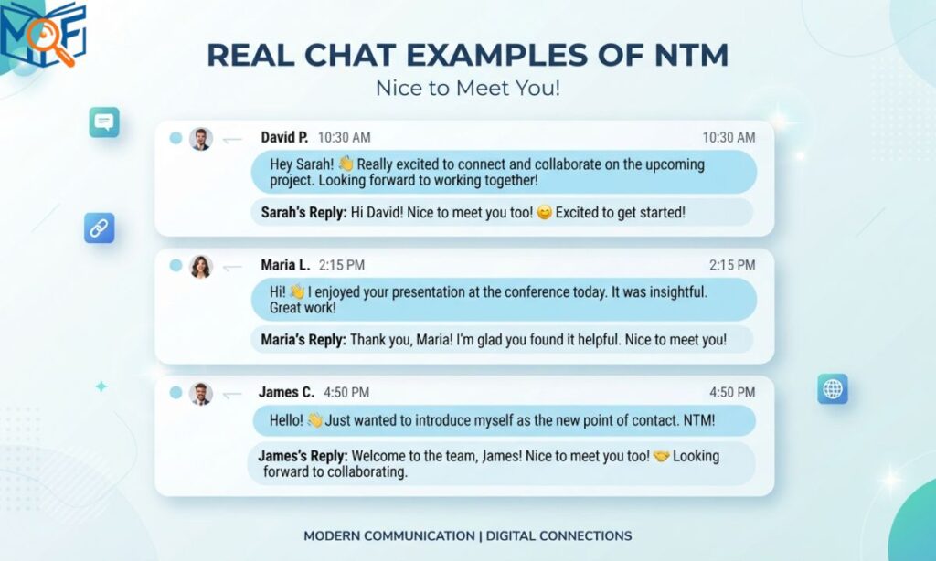 Real Chat Examples of NTM