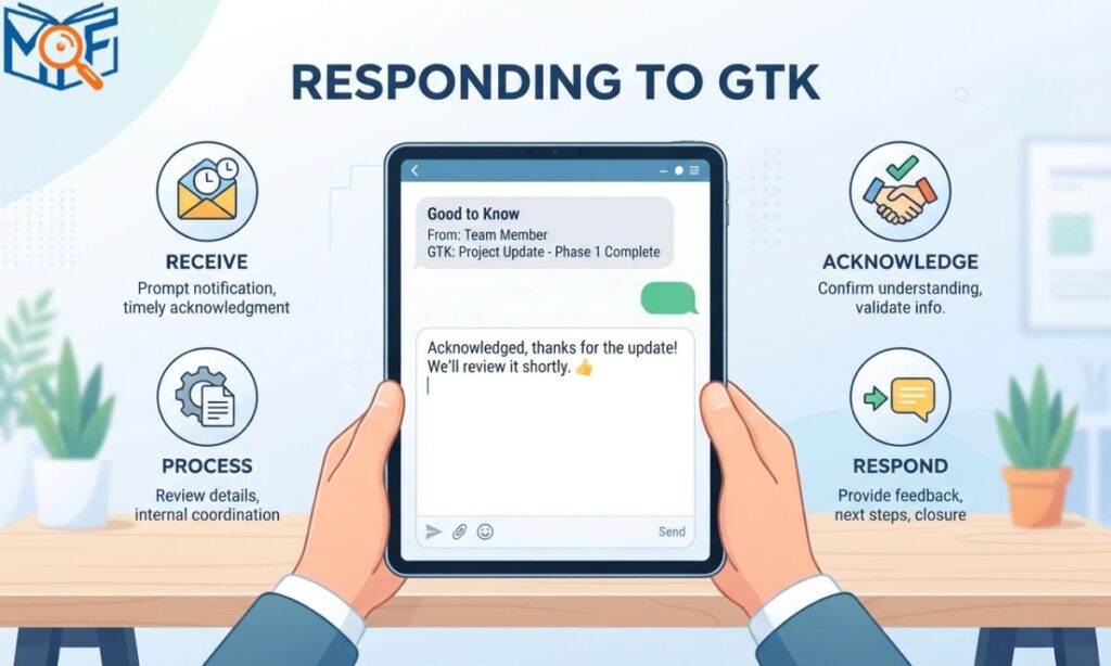 Responding to GTK