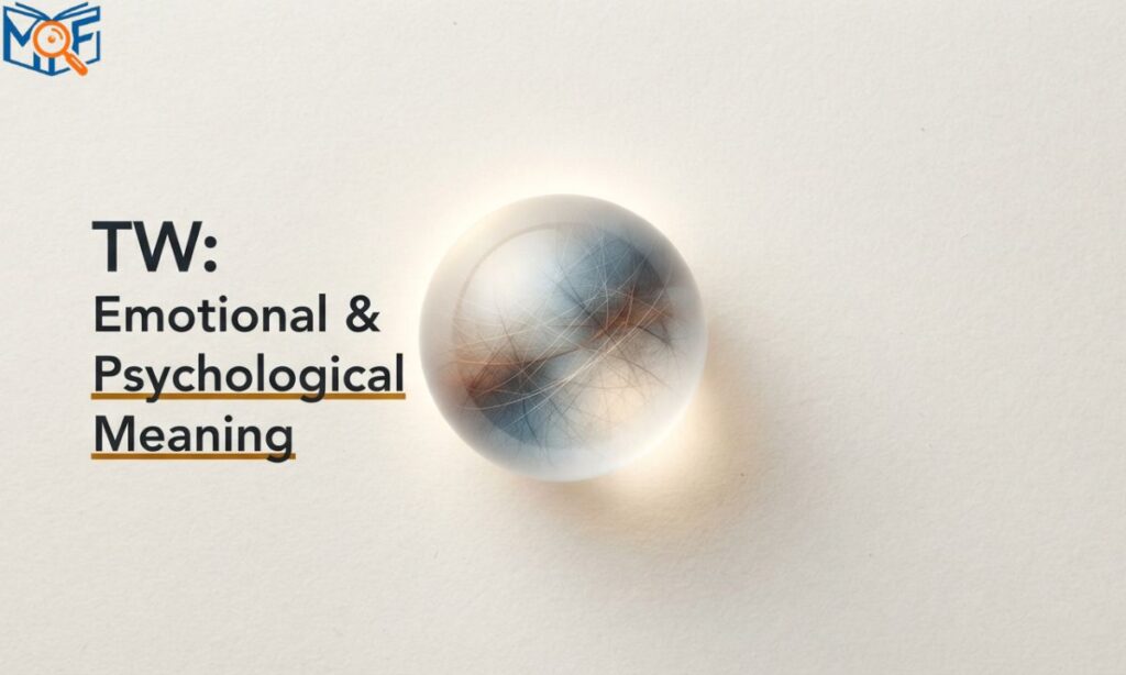 TW Emotional & Psychological Meaning