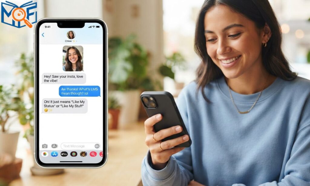 Lms meaning in text from girl